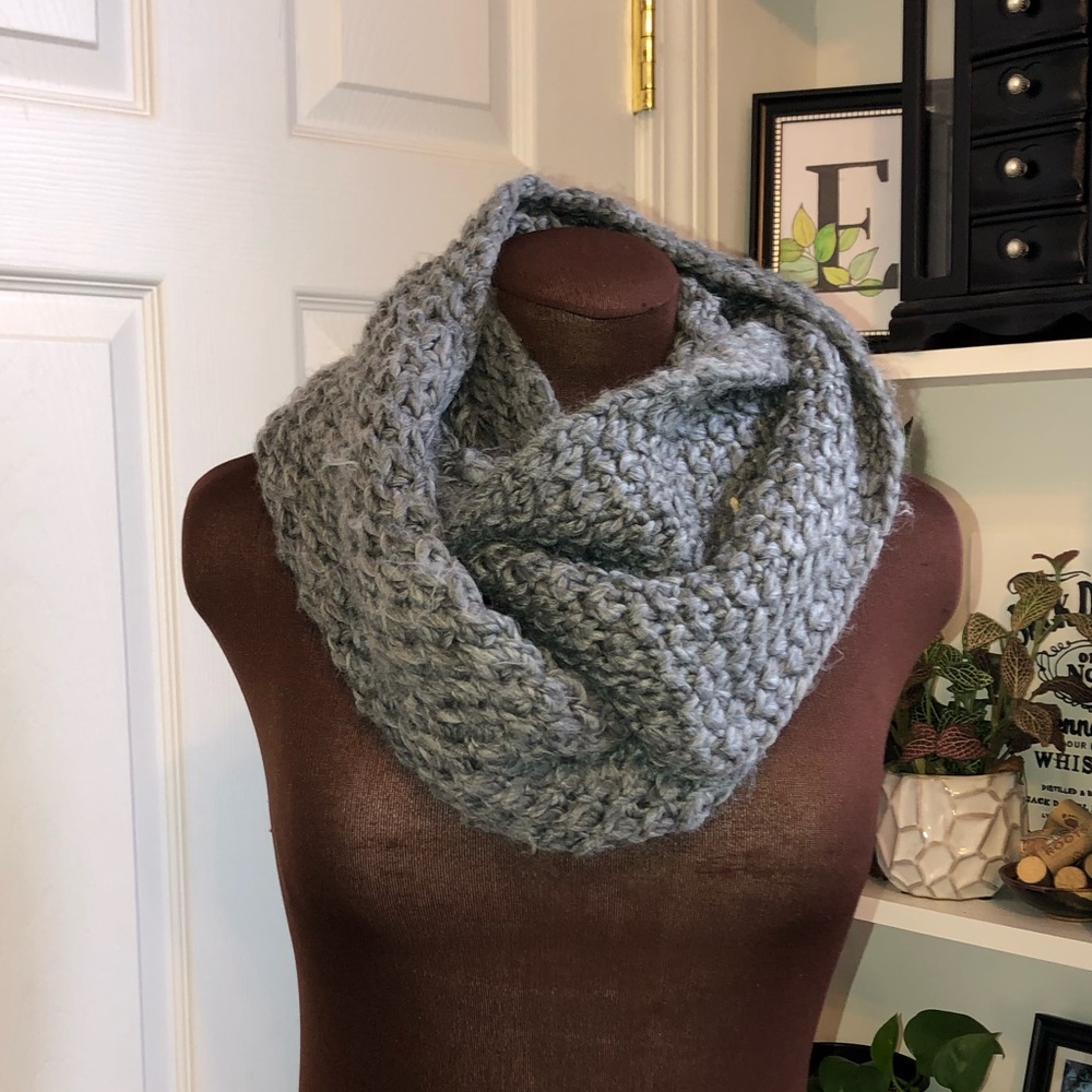 Gray Infinity Scarf